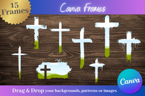 15 Distressed Cross Canva Frames: Unleash Your Creative Edge