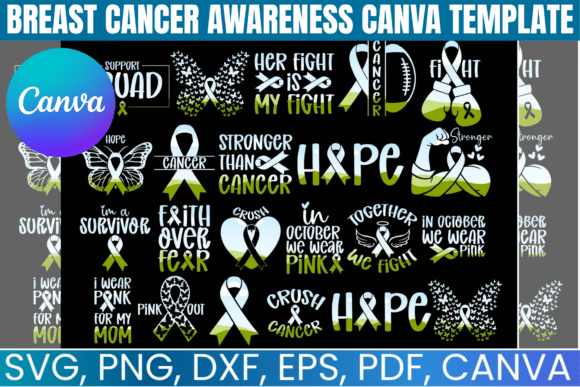 Amplify Your Mission with Breast Cancer Awareness Canva Frames