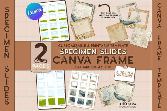 Crafting Visual Narratives with Canva Frame Templates