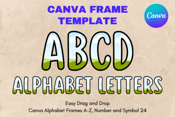 Create Custom Monograms with Canva Letters Frame Alphabet Template_24
