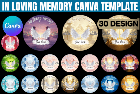 Create Heartfelt Tributes with an In Loving Memory Pin Button Template