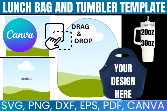 Streamline Your Sublimation Workflow: Lunch Bag & Tumbler Templates