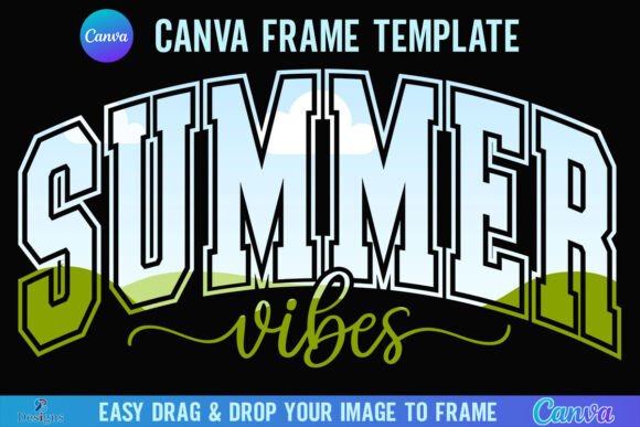 Summer Varsity: Capture Classic Spirit with This Canva Frame
