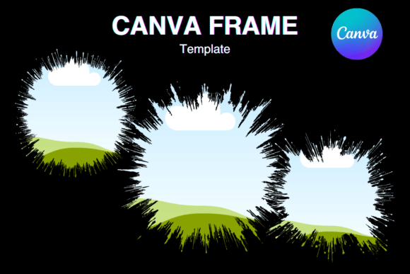 Watercolor Splash Canva Frame Effect_C: A Creative Boost